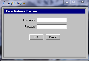 Login Screen