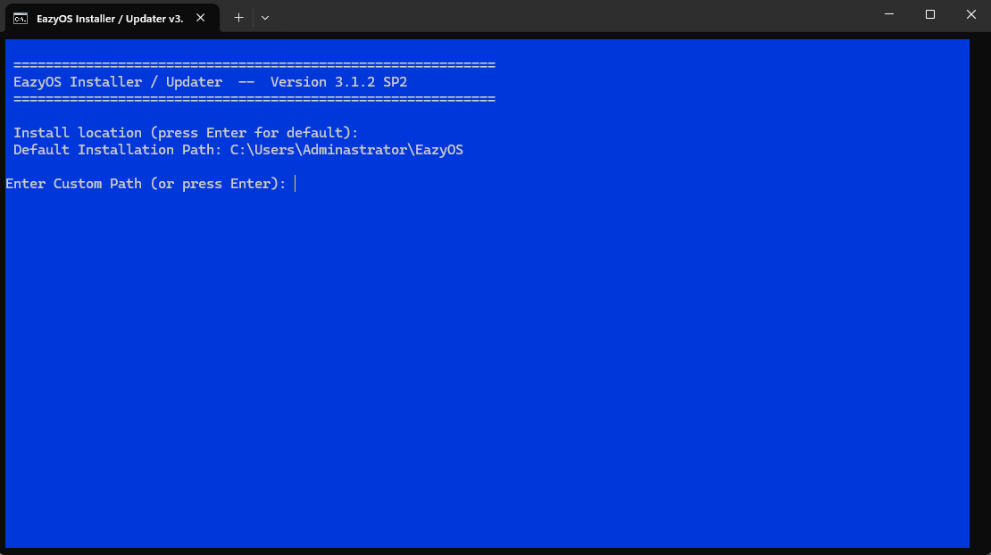 EazyOS Installer